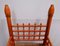20th Century Painted Wooden Chair and Braided Strings, India 4