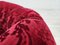 Sillones daneses vintage de tela roja de algodón y lana, años 50. Juego de 2, Imagen 15
