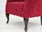Sillones daneses vintage de tela roja de algodón y lana, años 50. Juego de 2, Imagen 12