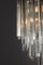 Lámpara de araña Crystals vintage de Paolo Venini para Venini Triedri, años 70, Imagen 9