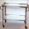French Art Deco Bar Trolley attributed to Jacques Adnet, 1930s 1