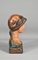 Busto antico di fanciulla in gesso, Francia, anni '10, Immagine 4