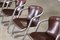 Tubular Chrome and Saddle Leather Dining Chairs from Metaform, 1969, Set of 6 2