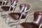 Tubular Chrome and Saddle Leather Dining Chairs from Metaform, 1969, Set of 6, Image 2