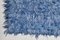 Tappeto Kilim Runner fatto a mano in lana blu, 1963, Immagine 11