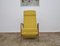 Gelber Sessel mit klappbarer Fußstütze, 1960er 8