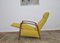 Yellow Lounge Chair with Foldable Footrest, 1960s, Image 5