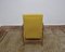Gelber Sessel mit klappbarer Fußstütze, 1960er 9