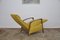Gelber Sessel mit klappbarer Fußstütze, 1960er 11