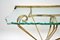 Vintage Italian Brass and Glass Console Table attributed to Pier Luigi Colli, 1970s 5