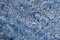 Alfombra de camino Tulu Kilim de lana azul, años 60, Imagen 7