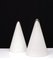 Glass Teepee Table Lamps, France, 1978, Set of 2 4