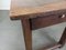 Vintage Bauerntisch aus Nussholz 24