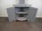 Vintage Grey Wood Cabinet 12