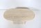 Oval Travertine Coffee Table 3