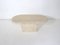 Oval Travertine Coffee Table 1