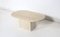 Oval Travertine Coffee Table 2