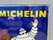 Panneau Publicitaire Michelin Pneus Double Face en Porcelaine, France, 1970s 7