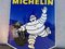 Cartel publicitario de porcelana Michelin Tires de doble cara, Francia, años 70, Imagen 6