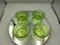 Green Glass Bowls, 1960s, Set of 4 5