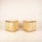 Curvy Bedside Tables in Aldo Tura Parchment for Tura Milan, 1960s, Set of 2 1