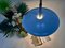 Scandinavian Postmodern Height-Adjustable Aluminium Halogen Hanging Lamp, 1980s, Image 12