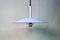 Scandinavian Postmodern Height-Adjustable Aluminium Halogen Hanging Lamp, 1980s, Image 2