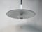 Scandinavian Postmodern Height-Adjustable Aluminium Halogen Hanging Lamp, 1980s 1