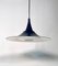 Scandinavian Aluminium & Opaline Glass Tulip Hanging Lamp, 1970s 3