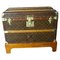 Small Monogram Steamer Trunk from Louis Vuitton, 1920s 1