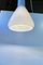 Danish Modern Ceiling Lamp in White Opaline Glass from Holmegaard, 1960s 6