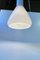 Danish Modern Ceiling Lamp in White Opaline Glass from Holmegaard, 1960s, Image 6