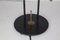 Black Lacquered Metal and Brass Floor Lamp from Maison Lunel, 1950s, Image 4