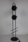 Black Lacquered Metal and Brass Floor Lamp from Maison Lunel, 1950s, Image 3