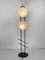 Black Lacquered Metal and Brass Floor Lamp from Maison Lunel, 1950s, Image 10