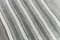 Turkish White and Black Pinstriped Kilim Runner Rug, 1960, Image 6
