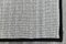 Alfombra Kilim de tejido plano en blanco y negro, Imagen 10