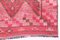 Pink and Red Geometric Runner Rug, 1960s, Image 12