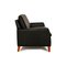 Black Leather 3-Seater Sofa from Hülsta 6