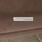 Sofá de tres plazas Grace de tela de terciopelo marrón de Bolia, Imagen 4