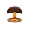 Footstool in Brown Leather from Stressless 7