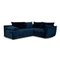 Medina Corner Sofa with Chaise Longue in Blue Velvet from IconX Studios, Image 1