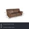 Concept Plus 3-Sitzer Sofas aus Braunem Leder von Ewald Schillig, 2er Set 2