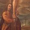 Crucifixion with Saints Paul, Magdalene and Bartholomew, Oil on Canvas, Framed, Image 4