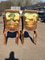 French Style Drinks Cabinets with Ormolu, Marble and Painted Decoration, Set of 2, Image 1