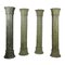 Large Carved Wooden Columns, Set of 4 1