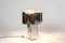 Lámpara Quadrilobe de metal pulido, años 70, Imagen 3