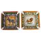 Painted Porcelain Ashtrays with Animal Motifs, Set of 2, Image 1