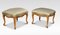 Vintage Walnut Stools, 1890s, Set of 2 1