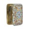 Silver Cigarette Case with Gilding and Cloisonne Enamel, Image 4